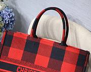 Dior Red Caro Book Tote 35cm - 3