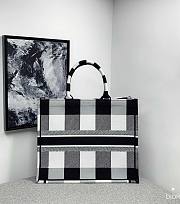 Dior Black Caro Book Tote 36cm - 5