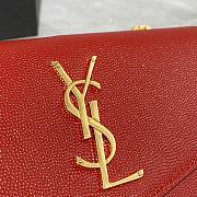 YSL uptown shoulder bag red - 6