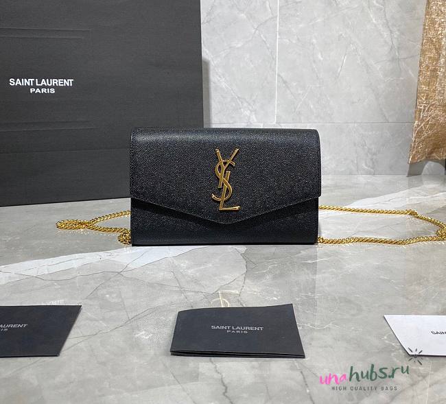 YSL uptown shoulder bag black - 1