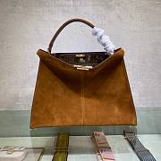 Fendi Peekaboo in brown leather 42cm - 1