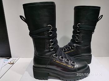 Dior high black boots