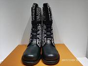 LV black monogram high boots  - 4