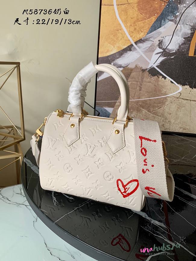 Louis Vuitton Speedy Bandouliere 22 M58736 - 1