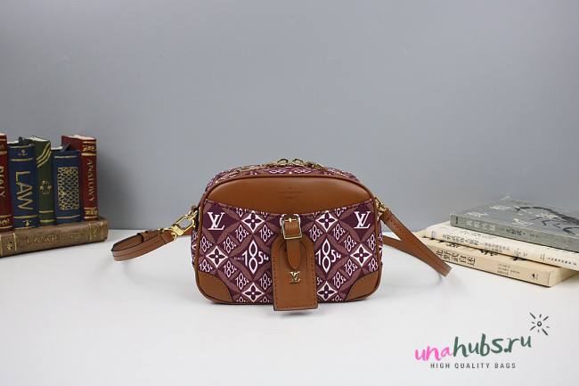 Louis Vuitton Deauville Mini Monogram Red M45528 - 1