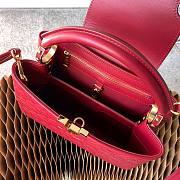 Louis Vuitton Quilting Capucines PM Red 27cm - 5