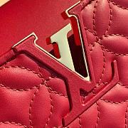 Louis Vuitton Quilting Capucines PM Red 27cm - 6