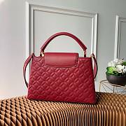 Louis Vuitton Quilting Capucines PM Red 31cm - 3