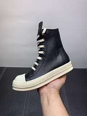 Rick Owens DRKSHDW Canvas High Top Leather - 6