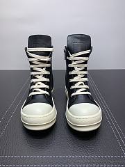 Rick Owens DRKSHDW Canvas High Top Leather - 3