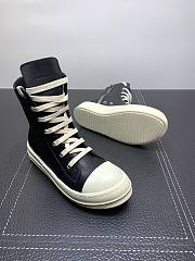 Rick Owens DRKSHDW Canvas High Top Leather - 2