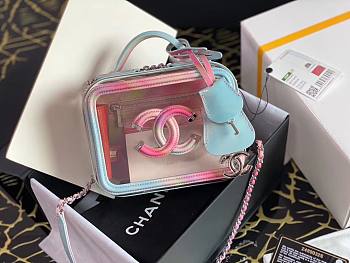 Chanel Vanity Case Colorful Pink tone
