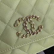 Chanel woc flap caviar leather bag green AP794 2020 - 3