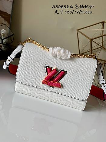 Louis Vuitton Twist PM Epi Leather White M57669