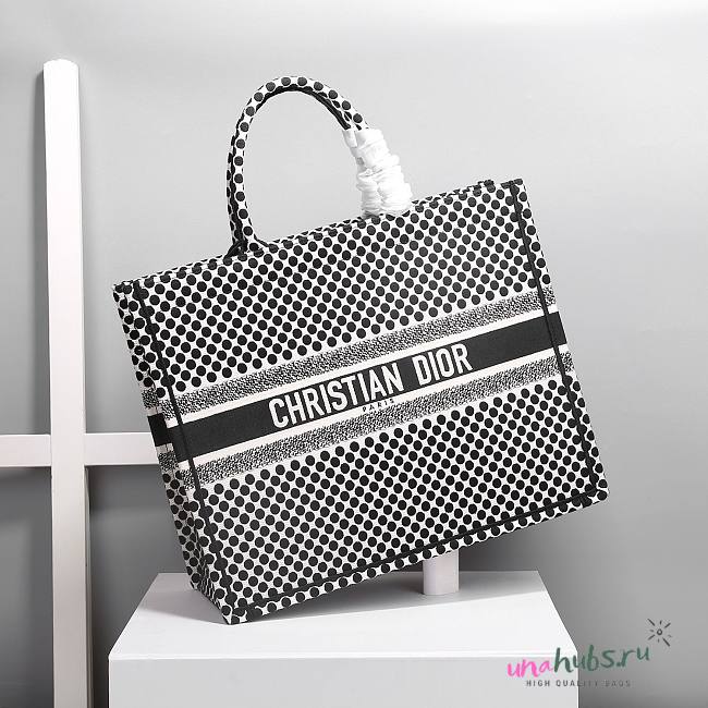 Dior book tote black 41cm - 1