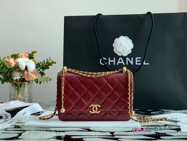 Chanel Woc red 2021 AP2289 19cm - 1