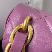 Chanel flapbag calfskin violet 2020SS - 4