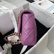 Chanel flapbag calfskin violet 2020SS - 5