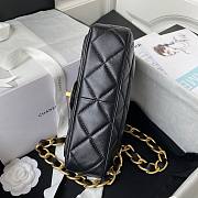 Chanel flapbag calfskin black 2020SS - 6