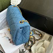 Chanel flapbag denim mini 17cm - 2