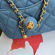 Chanel flapbag denim mini 17cm - 4