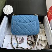 Chanel flapbag denim mini 17cm - 3