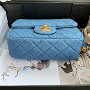 Chanel flapbag denim mini 17cm - 5