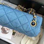 Chanel flapbag denim mini 17cm - 6