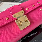 LV Papillon Trunk Epi Leather in Pink M58655  - 6