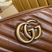 Gucci GG MArmont shoulder bag in brown - 3