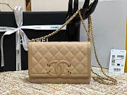 Chanel Woc CC caviar leather 19cm - 1