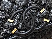 Chanel Woc CC caviar leather black 19cm - 6