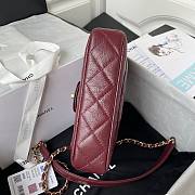 Chanel mini flap bag new red AS2892 - 5