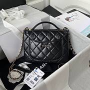 Chanel mini flap bag new black AS2892 - 4