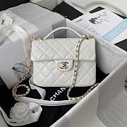 Chanel mini flap bag new white AS2892 - 1