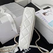 Chanel mini flap bag new white AS2892 - 2