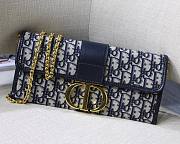 Dior 30 Montaige wallet blue 1947 - 1