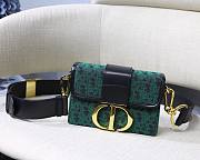 DIOR 30 MONTAIGNE DIOR OBLIQUE BAG GREEN - 1