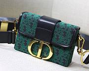 DIOR 30 MONTAIGNE DIOR OBLIQUE BAG GREEN - 4