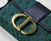 DIOR 30 MONTAIGNE DIOR OBLIQUE BAG GREEN - 3