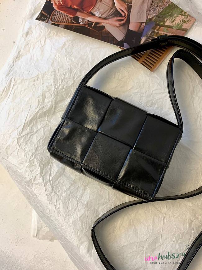 Bottega Veneta Chain Cassette Mini Black Bag - 1