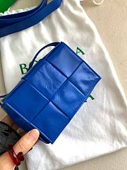 Bottega Veneta Chain Cassette Mini Blue Bag - 4