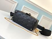 Louis Vuitton Petite Malle Souple Black Leather M56319 - 4