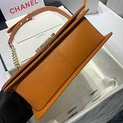 Chanel boy caviar leather yellow 25cm - 2