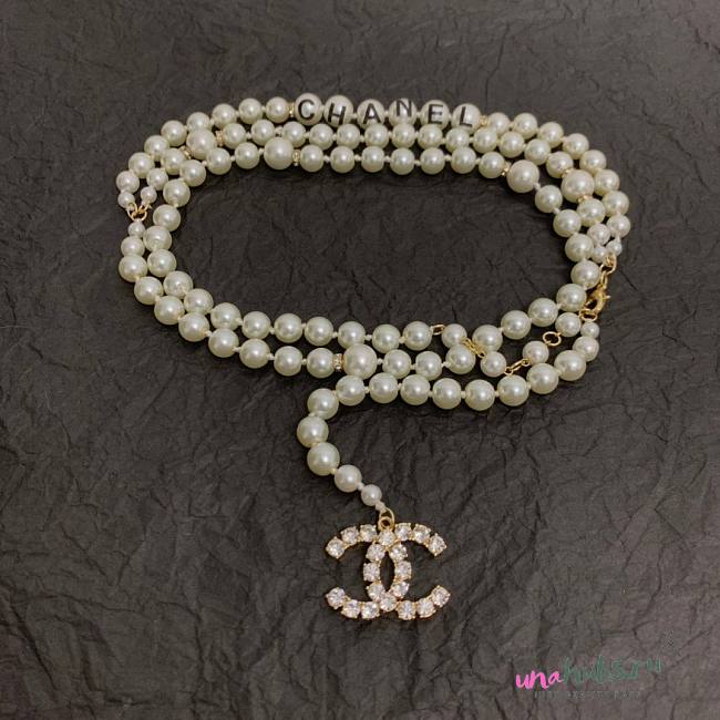 Chanel necklace pearl 02 - 1