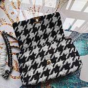 Chanel tweed canvas black & white 30cm - 2