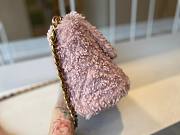 Chanel tweed pink flap bag 30cm - 5