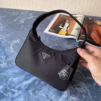 Prada Re-Edition 2000 Nylon Mini Bag Black Tag 1NE515