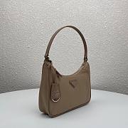 Prada Re-Edition 2000 Nylon Mini Bag Beige 1NE515 - 5