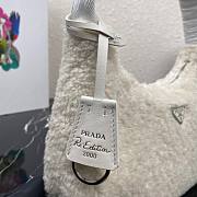 Prada  Re-Edition 2000 Nylon Mini White Sheepskin - 2